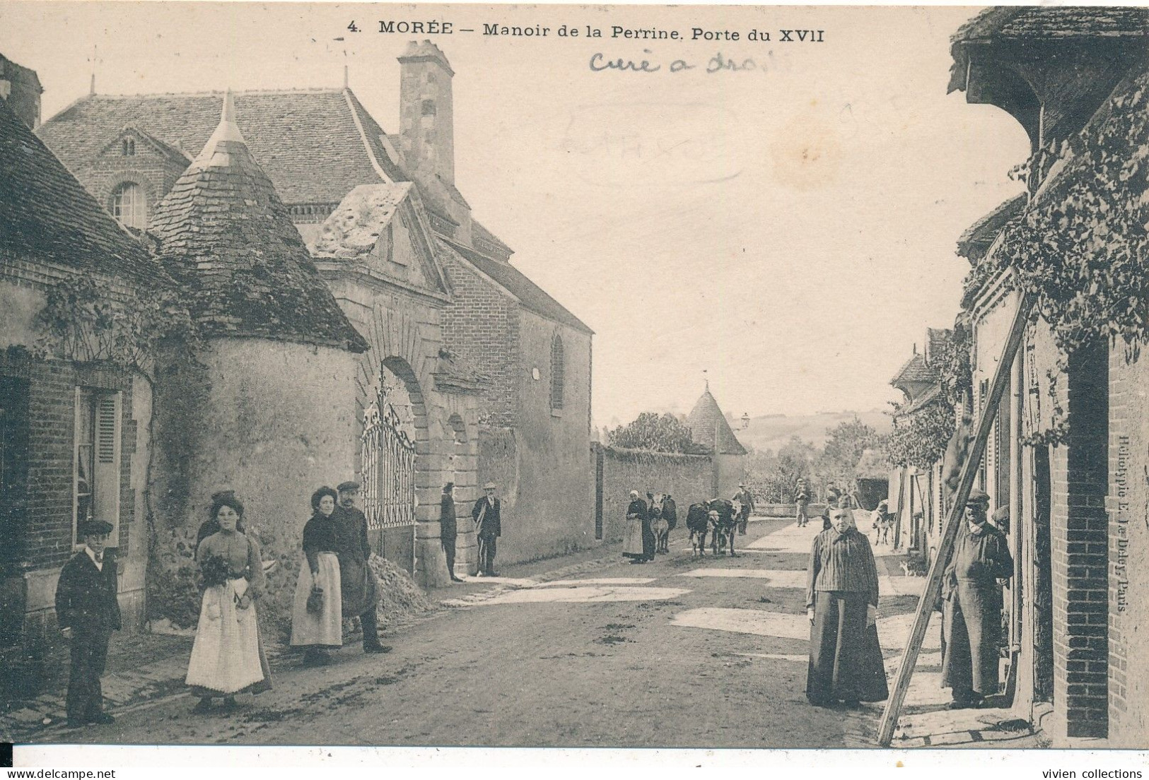 Marolles (41 Loir Et Cher) Manoir De La Perrine Porte Du XVII - édit. Le Deley N° 4 - Moree