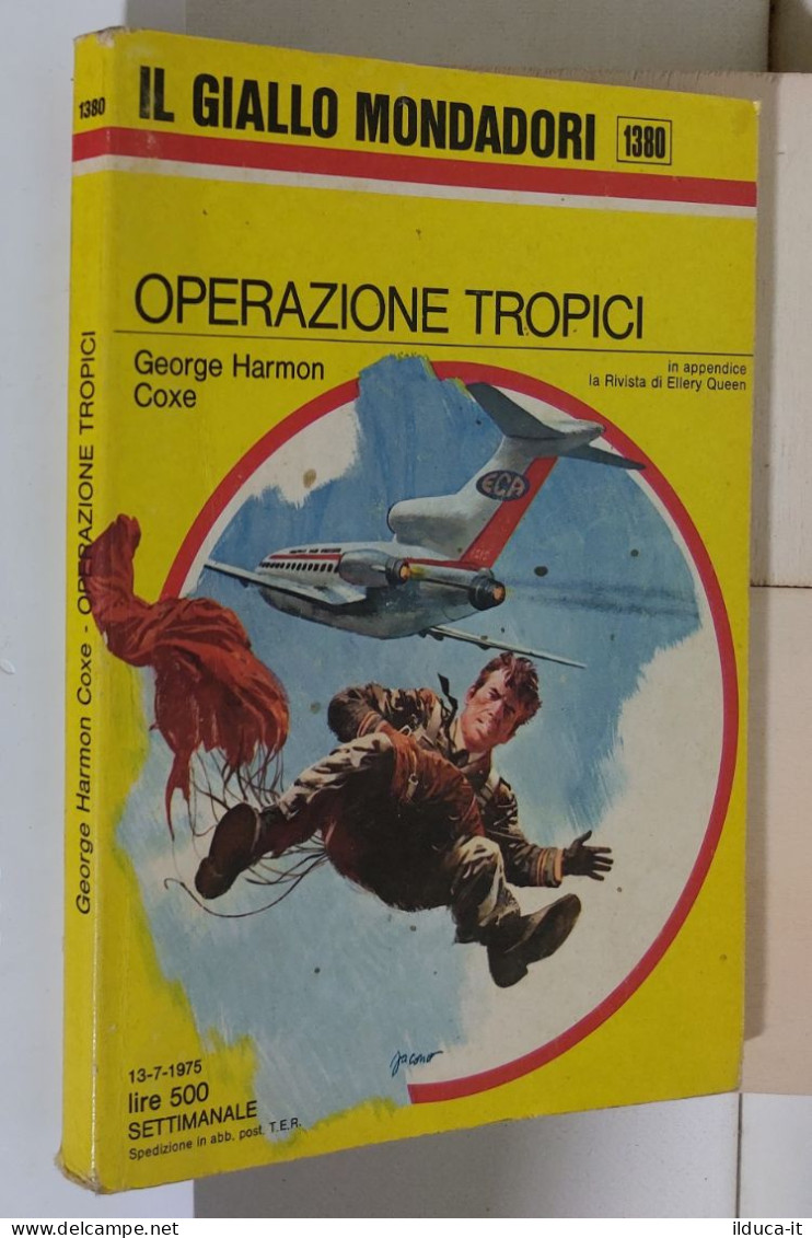 I116921 Classici Giallo Mondadori 1380 - G. H. Coxe - Operazione Tropici - 1975 - Policiers Et Thrillers