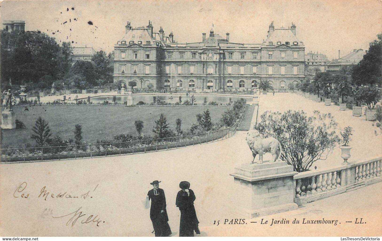 FRANCE - Paris - Le Jardin De Luxembourg - LL - Carte Postale Ancienne - Parks, Gärten