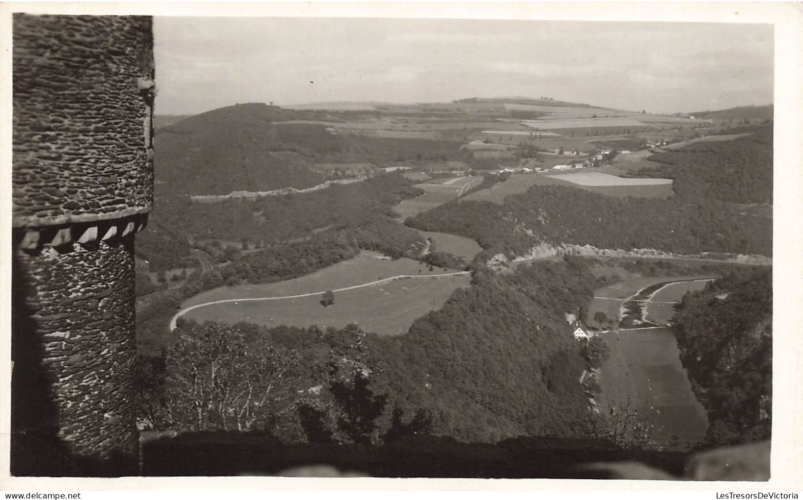 LUXEMBOURG - Vue Prise Des Ruines De Bourscheid - Carte Postale Ancienne - Burscheid