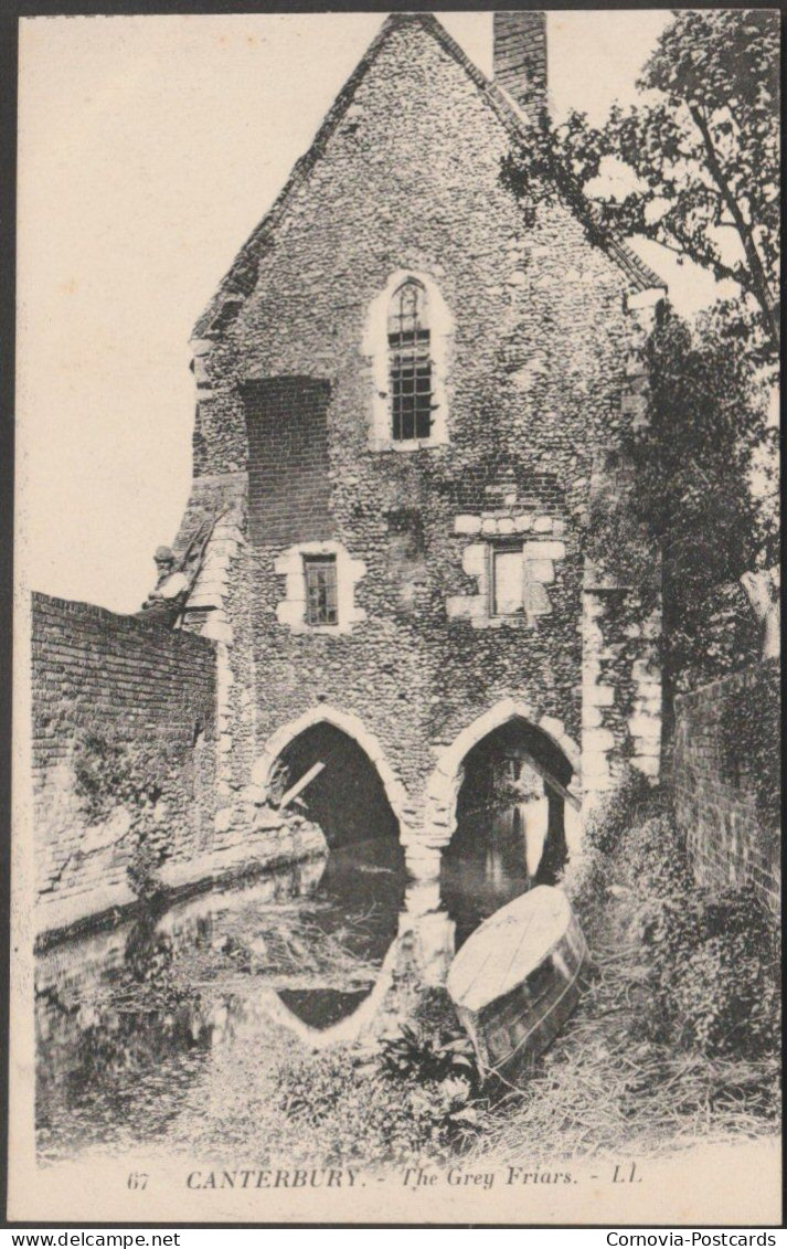 The Grey Friars, Canterbury, Kent, C.1920 - Lévy & Neurdein Postcard LL67 - Canterbury