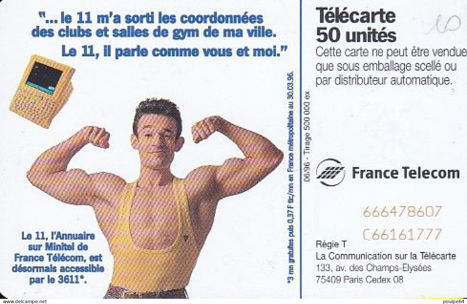 F660 06/1996 - LE " 11 BICEPS " - 50 SC7 - 1996