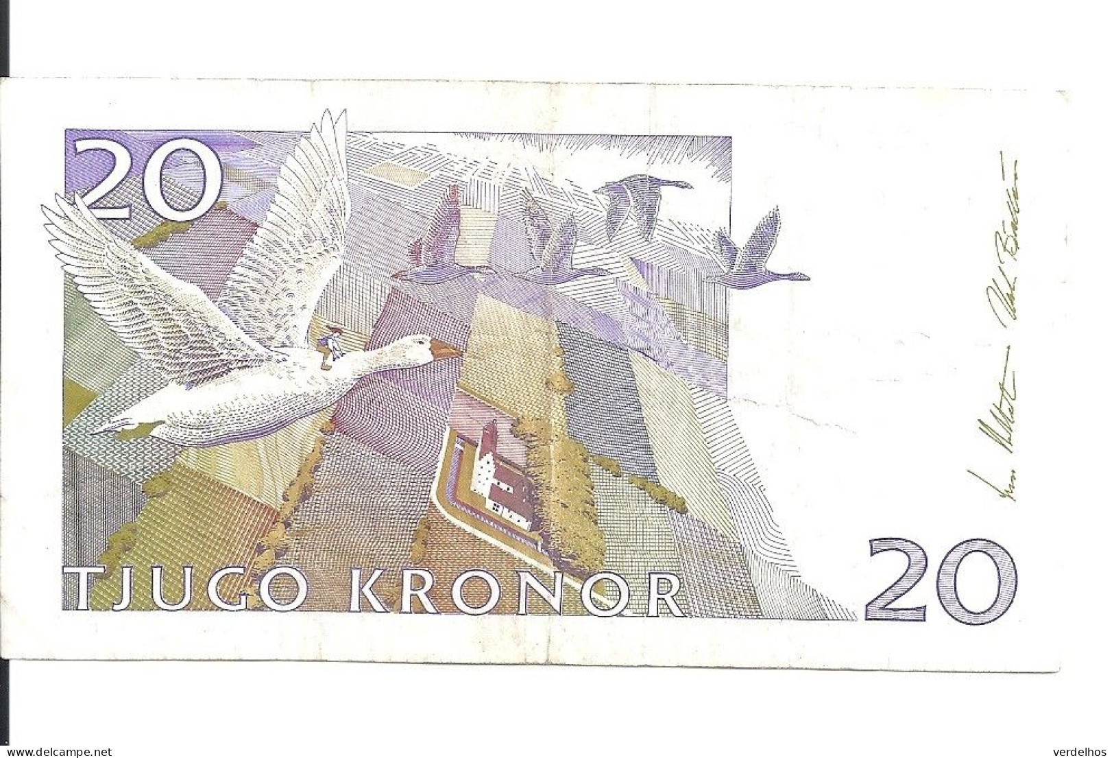 SUEDE 20 KRONOR 1997-2001 VF P 63 A - Sweden