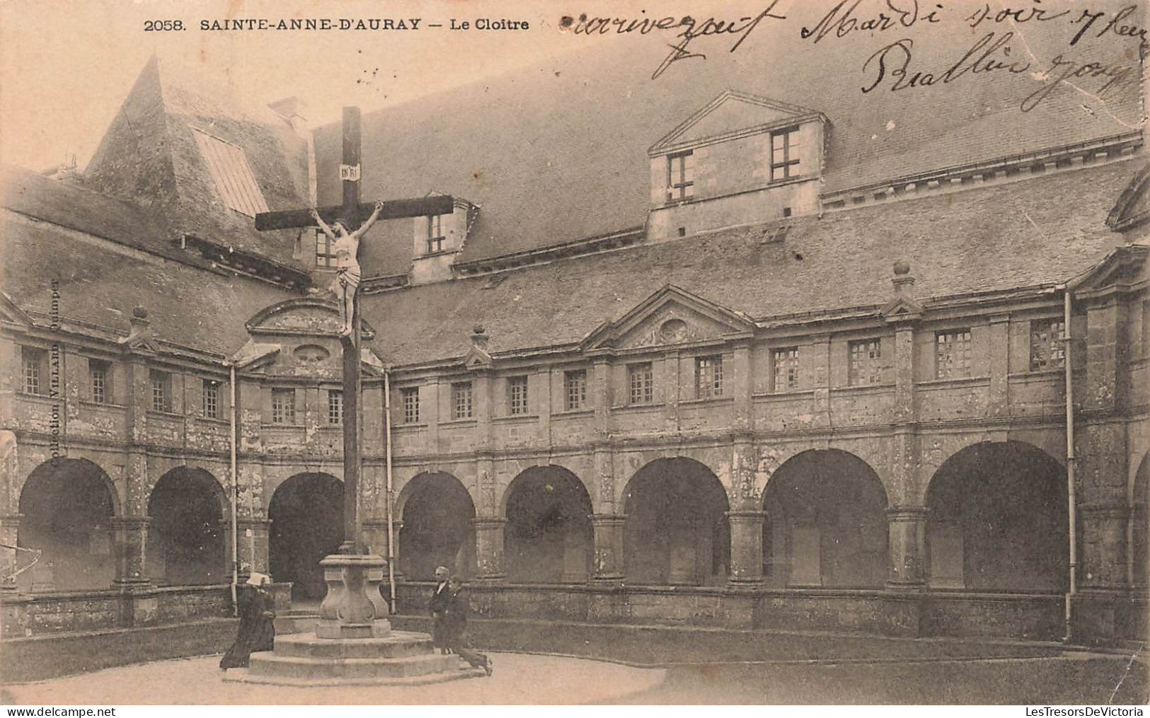 FRANCE - Sainte-Anne D'Auray - Le Cloître - Carte Postale Ancienne - Sainte Anne D'Auray