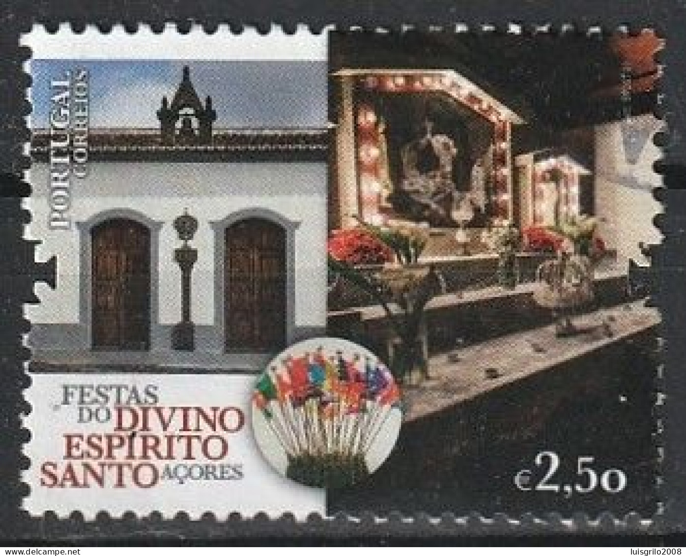 Portugal, 2020 - Festas Do Divino Espirito Santo, €2,50 -|- Mundifil - 5278 - Gebraucht