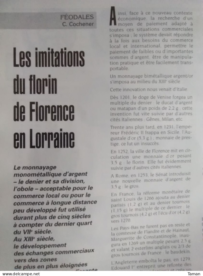 Numismatique & change - Delacroix - Euros temporaires - Louis XIV - Florin de Florence en Lorraine - Billets Paris 1871