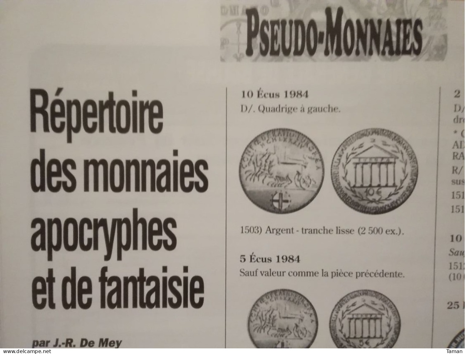 Numismatique & change - Légendes en creux - Naples Murat - Poitiers - Etats saxons - Douzain salamandre François 1er