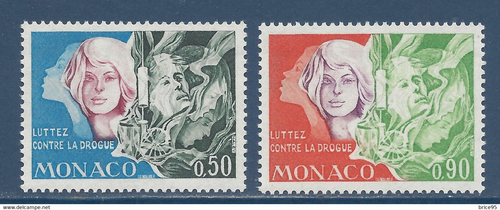 Monaco - YT N° 931 Et 932 ** - Neuf Sans Charnière - 1973 - Unused Stamps