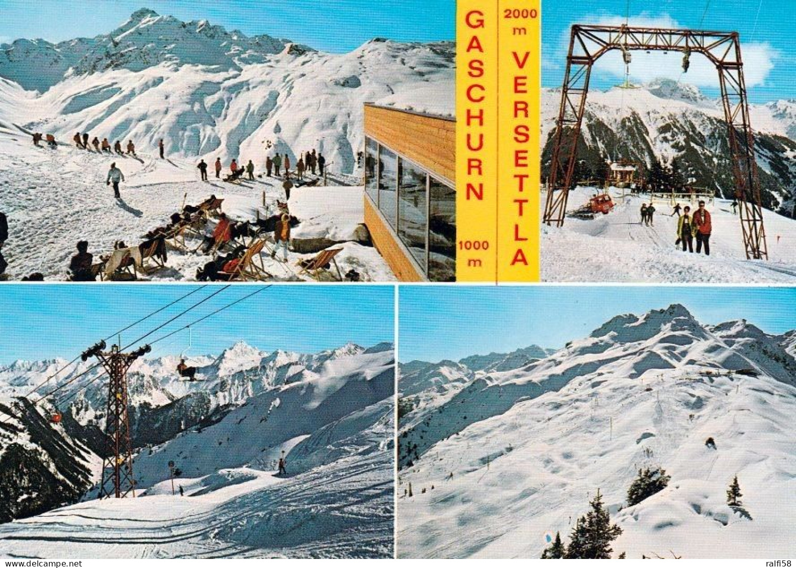 4 AK Österreich / Vorarlberg * Ansichten Von Gaschurn Im Montafon - Dabei Auch Luftbildaufnahmen * - Gaschurn