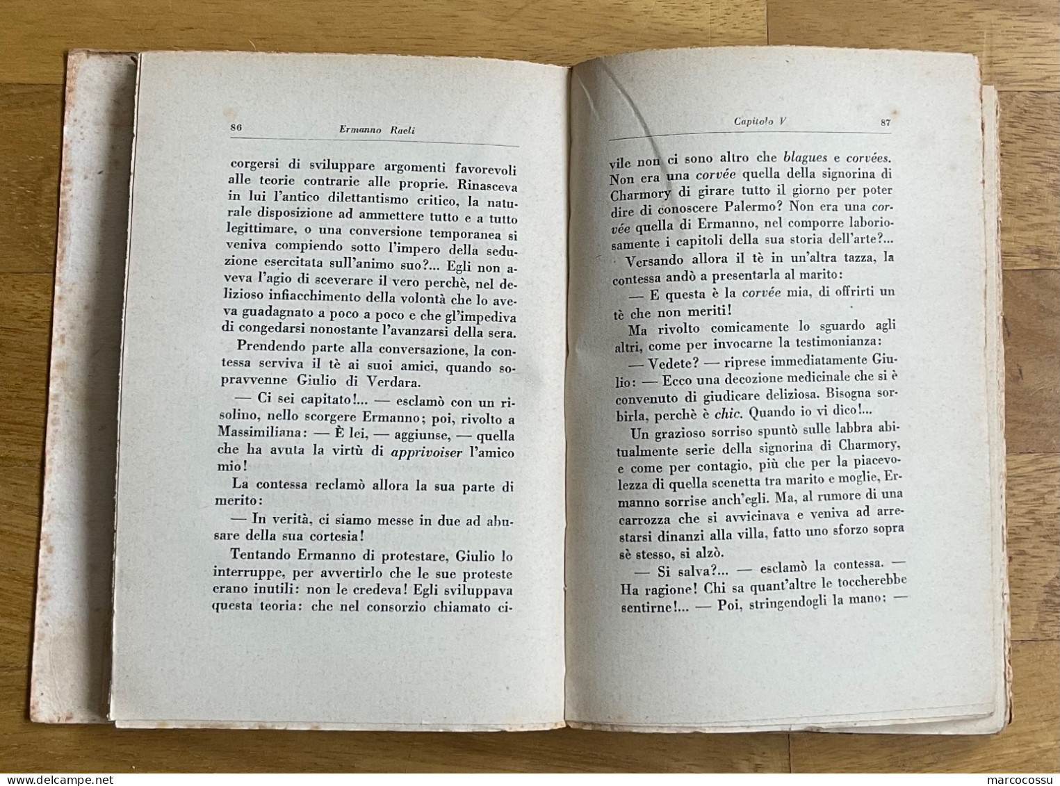 ROMANZO Di ERMANNO RAELI 1923 - Alte Bücher