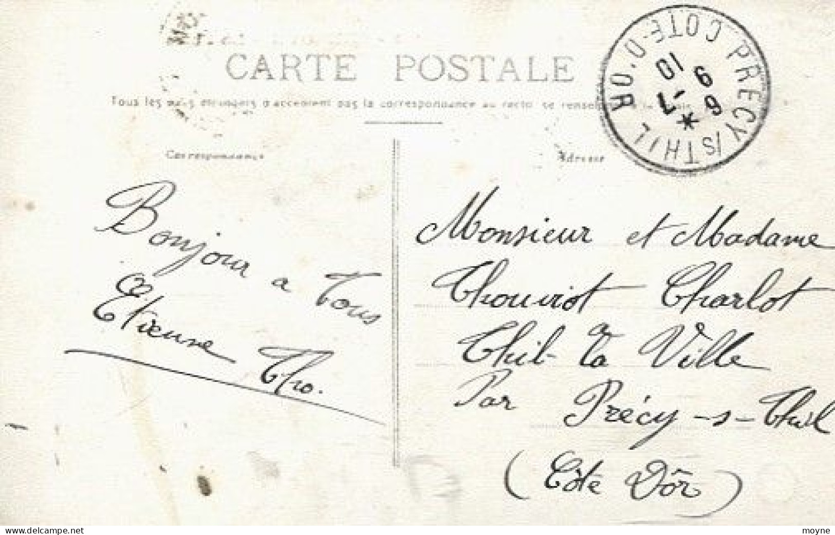 13035 - Cote D'Or -  CHENOVE   :  LA PLACE   CAFE  De La PLACE - TONNELIER  REFROIGNET ( à Gauche Disparu ?) Cir.en 1910 - Chenove