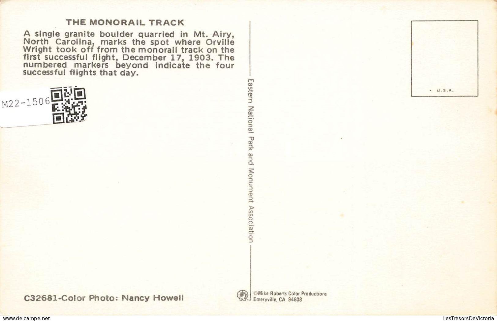 ETATS-UNIS - Mount Airy - The Monorail Track - Colorisé - Carte Postale - Autres & Non Classés