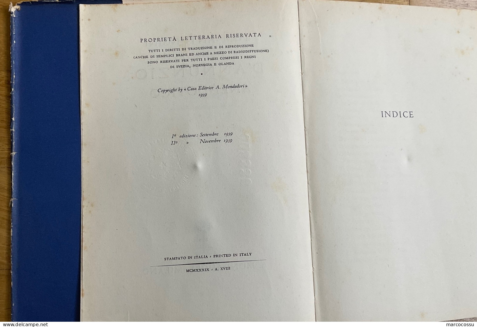 D’ANNUNZIO ANEDDOTICO Di Antongini 1939 - Libri Antichi