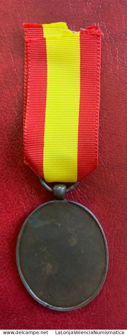 España Medalla Alfonso XIII Al Ejercito Libertador De La Invicta Bilbao 1874 PG 747 - Andere & Zonder Classificatie