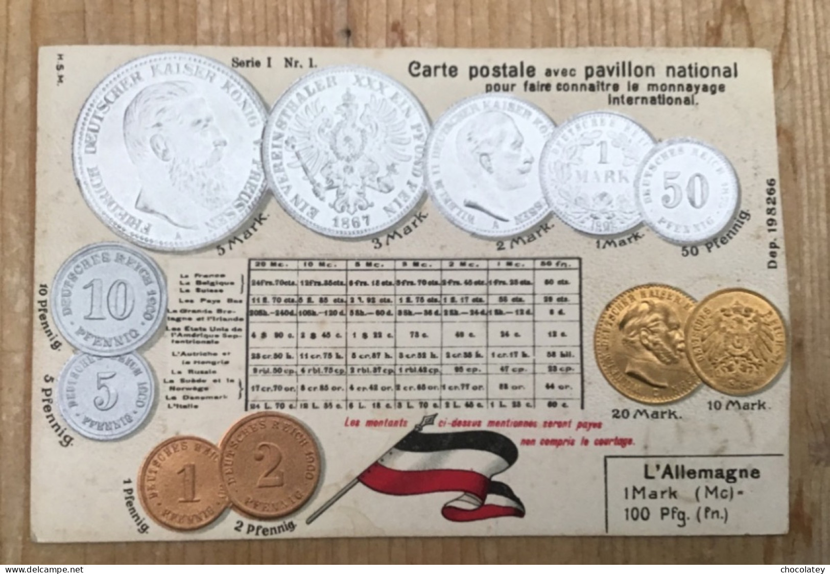Duitsland Munten Money 1900 - Monnaies (représentations)