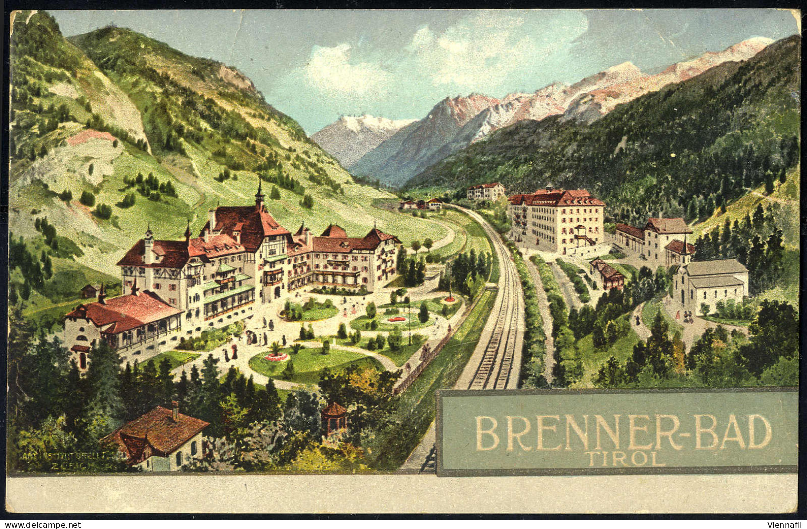 Cover "Brenner - Bad / Tirol", Ansichtskarte Vom 20.6.1913 Mit ANK 142x Frankiert, Selten - Other & Unclassified