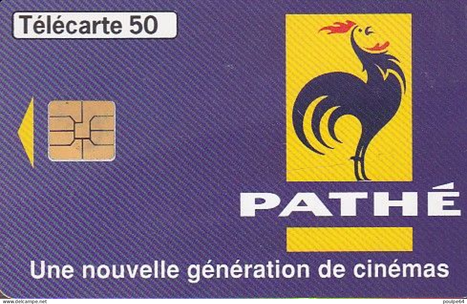 F675 07/1996 - PATHÉ CINÉMA - 50 SO3 - (verso : N° Deux Lignes - 2 ème Ligne  Vers La Droite) - 1996