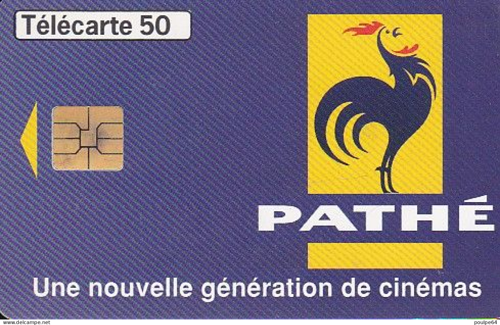 F675 07/1996 - PATHÉ CINÉMA - 50 SO3  - (verso : N° Deux Lignes - 2 ème Ligne  Vers La Gauche Sous Le A) - 1996