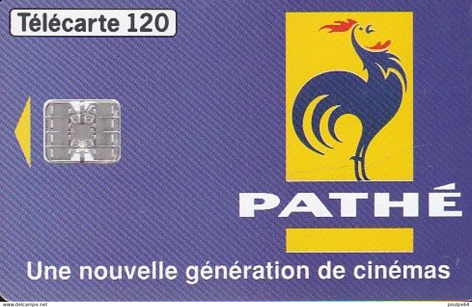 F676 07/1996 - PATHÉ CINÉMA - 120 SC7  - (verso : N° Deux Lignes Centrées) - 1996