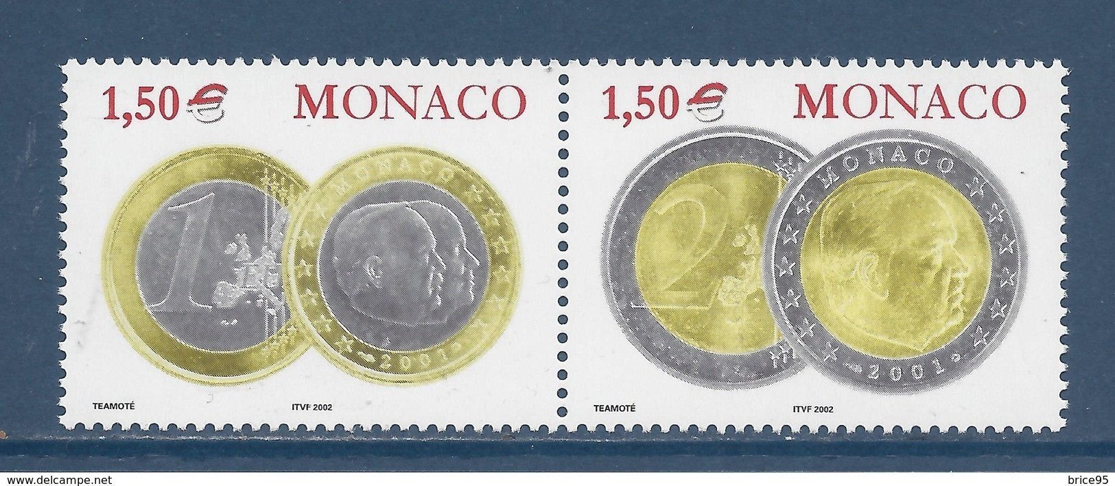 Monaco - YT N° 2358 Et 2359 ** - Neuf Sans Charnière - 2002 - Ungebraucht