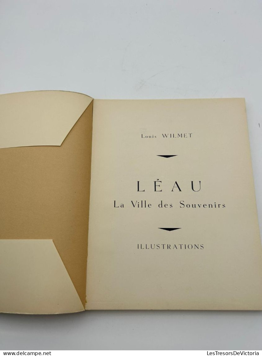 LIVRE - lot de deux livres de Louis Wilmet - Léau - la ville des souvenirs - 2 tomes