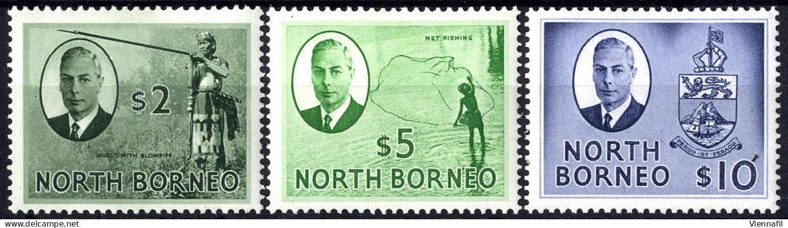 * 1950, Mi. 277-92 / SG 356-70+366a - North Borneo (...-1963)