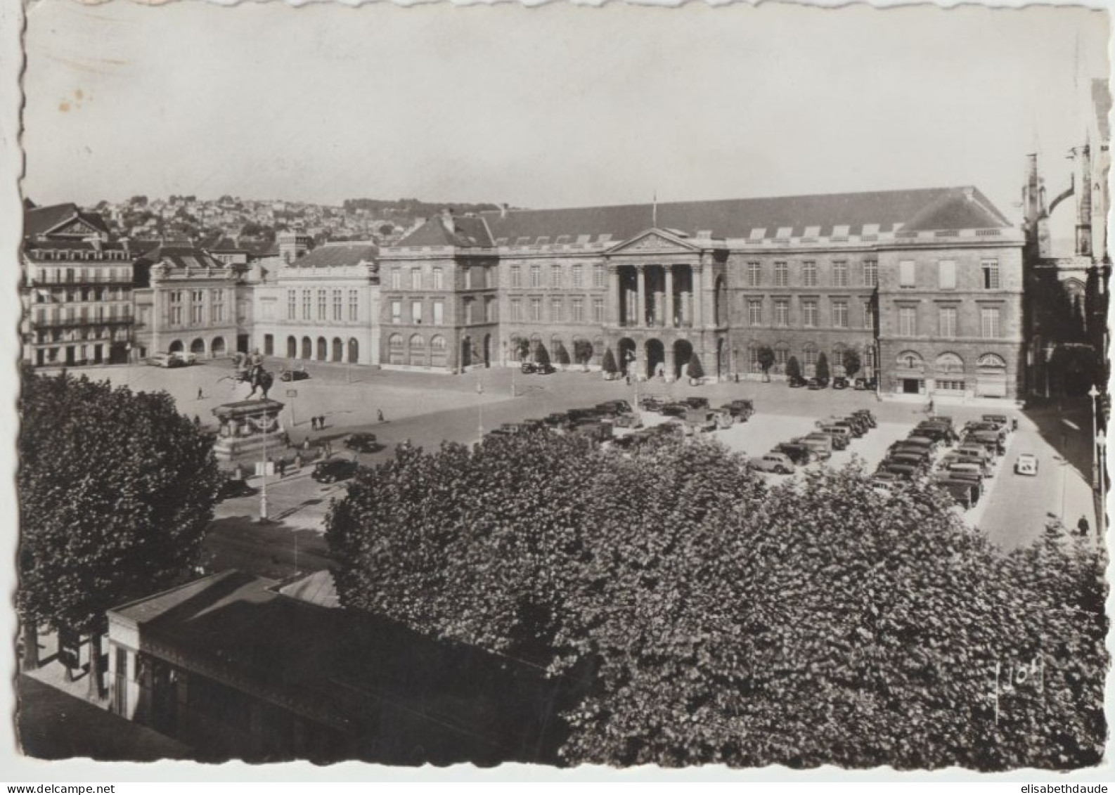 1945 - ARC DE TRIOMPHE + GANDON ! - CARTE De ROUEN => LA CHAUX DE FONDS (SUISSE) ! - 1944-45 Triomfboog