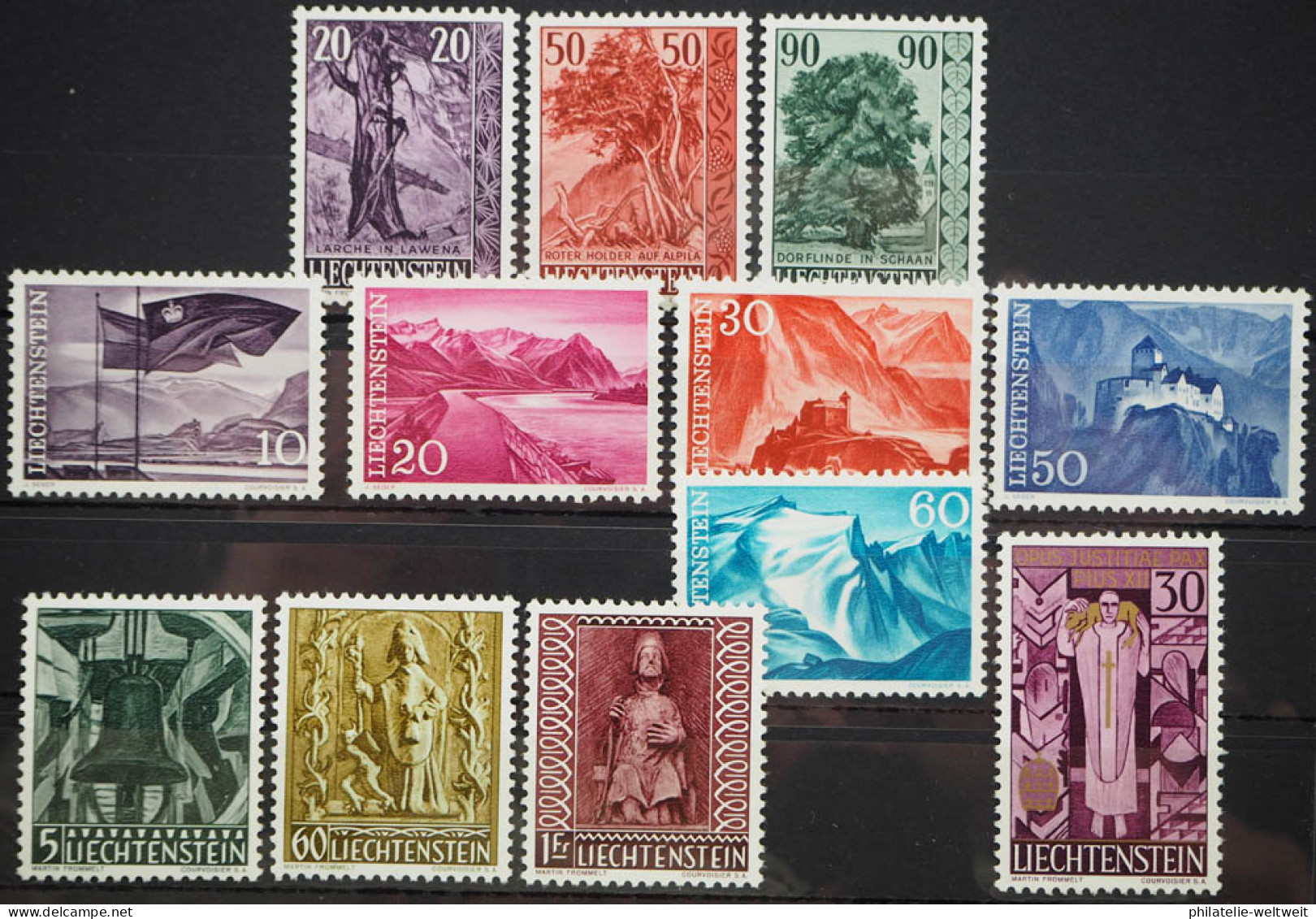 1959 Liechtenstein; Jahrgang In Den Hauptnummern Komplett, **/MNH, ME 51,- - Other & Unclassified