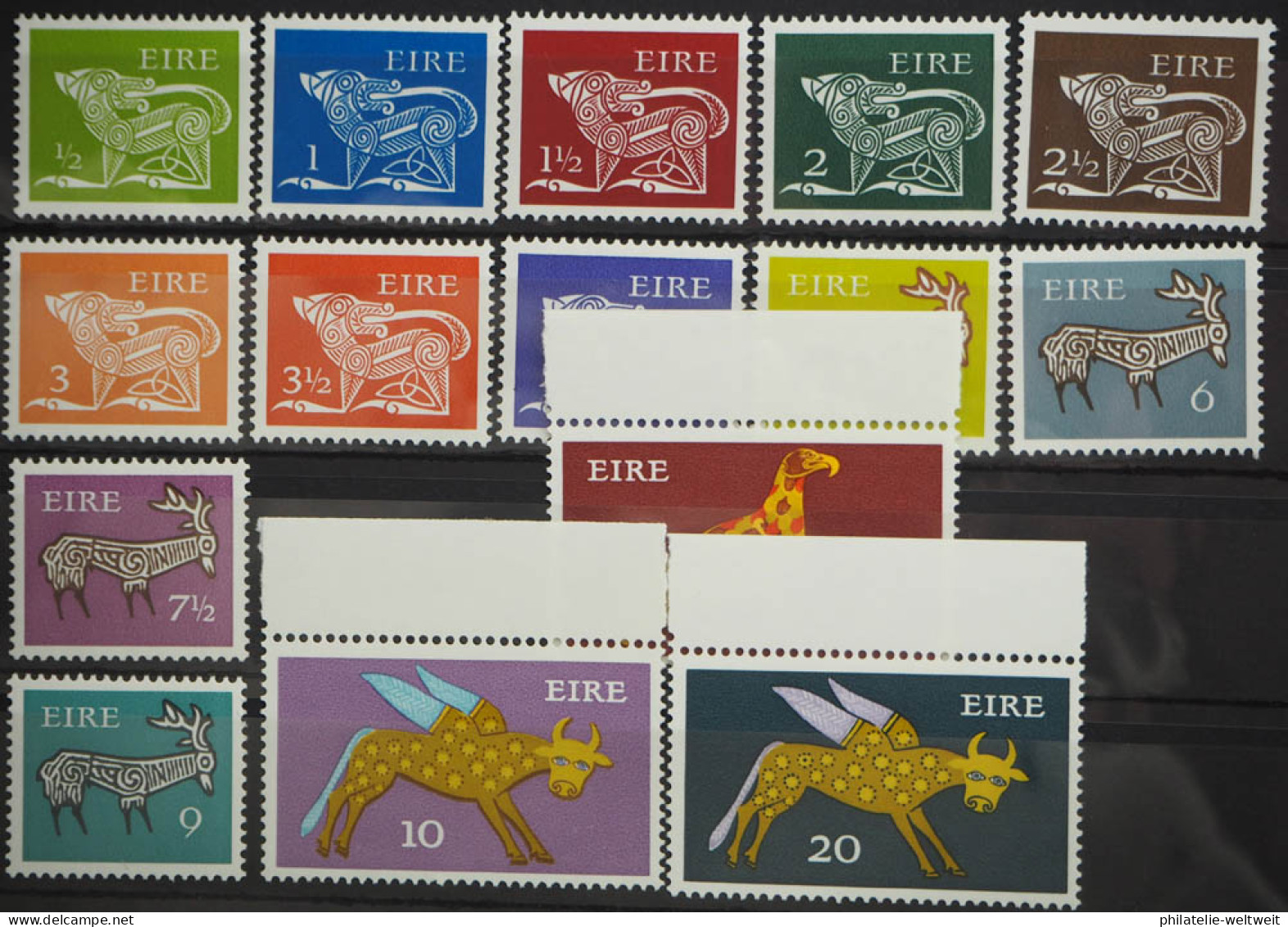 1971 Irland; Freimarkenserie Kunst, Postfrisch/MNH, MiNr. 250/64, ME 60,- - Autres & Non Classés