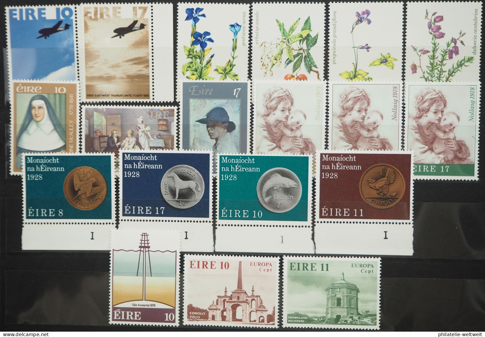 1978 Irland; In Den Hauptnummern Kompletter Jahrgang, Postfrisch/MN, ME 15,- - Other & Unclassified