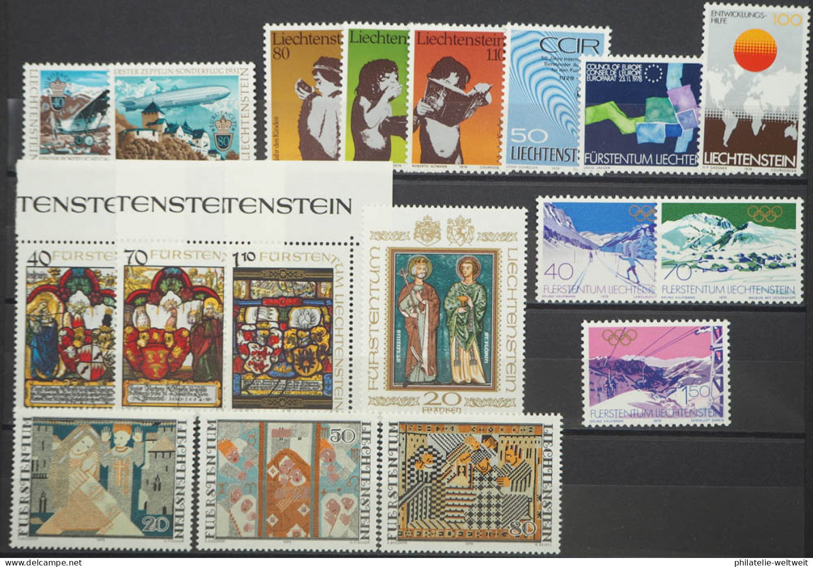1979 Liechtenstein; Jahrgang In Den HN Komplett, Postfrisch/MNH, ME 47,- - Autres & Non Classés