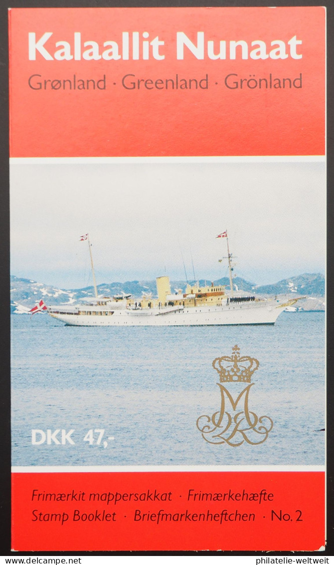 1990 Grönland; Markenheftchen Schiffahrt, Postfrisch/MNH, MH 2, ME 25,- - Autres & Non Classés