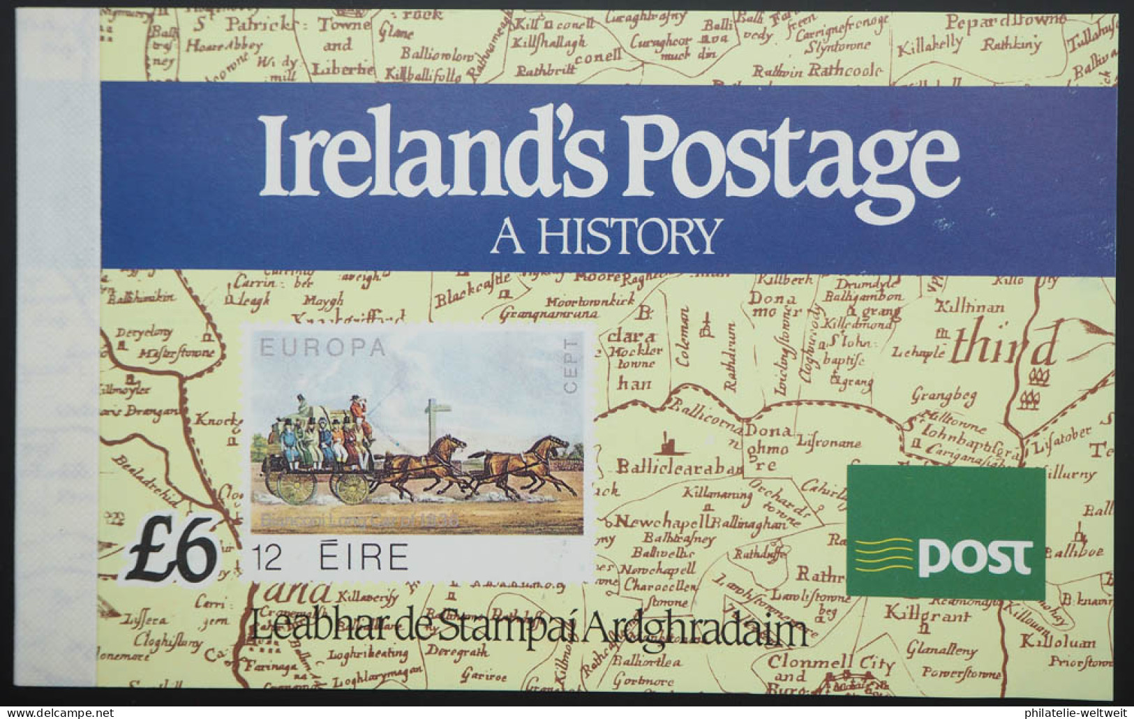 1990 Irland; Markenheftchen Geschichte, Postfrisch/MNH, MH 14, ME 50,- - Andere & Zonder Classificatie