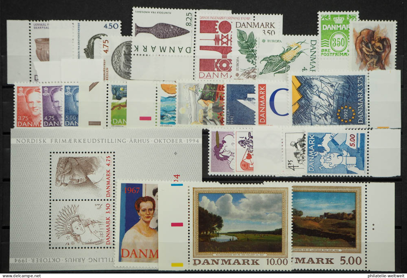 1992 Dänemark; Bis Auf MiNr. 1035 Kompletter Jahrgang, **/MNH, ME 45,- - Otros & Sin Clasificación