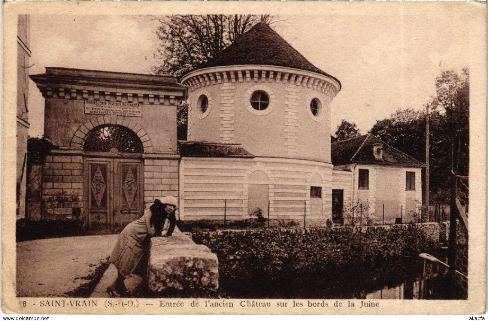 CPA Saint-Vrain Entree De L'ancien FRANCE (1370648) - Saint Vrain