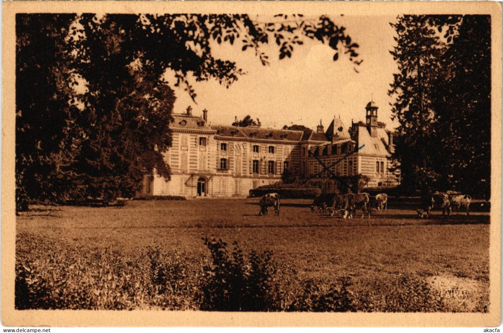 CPA Chateau De Saint-Vrain Telephone FRANCE (1370649) - Saint Vrain