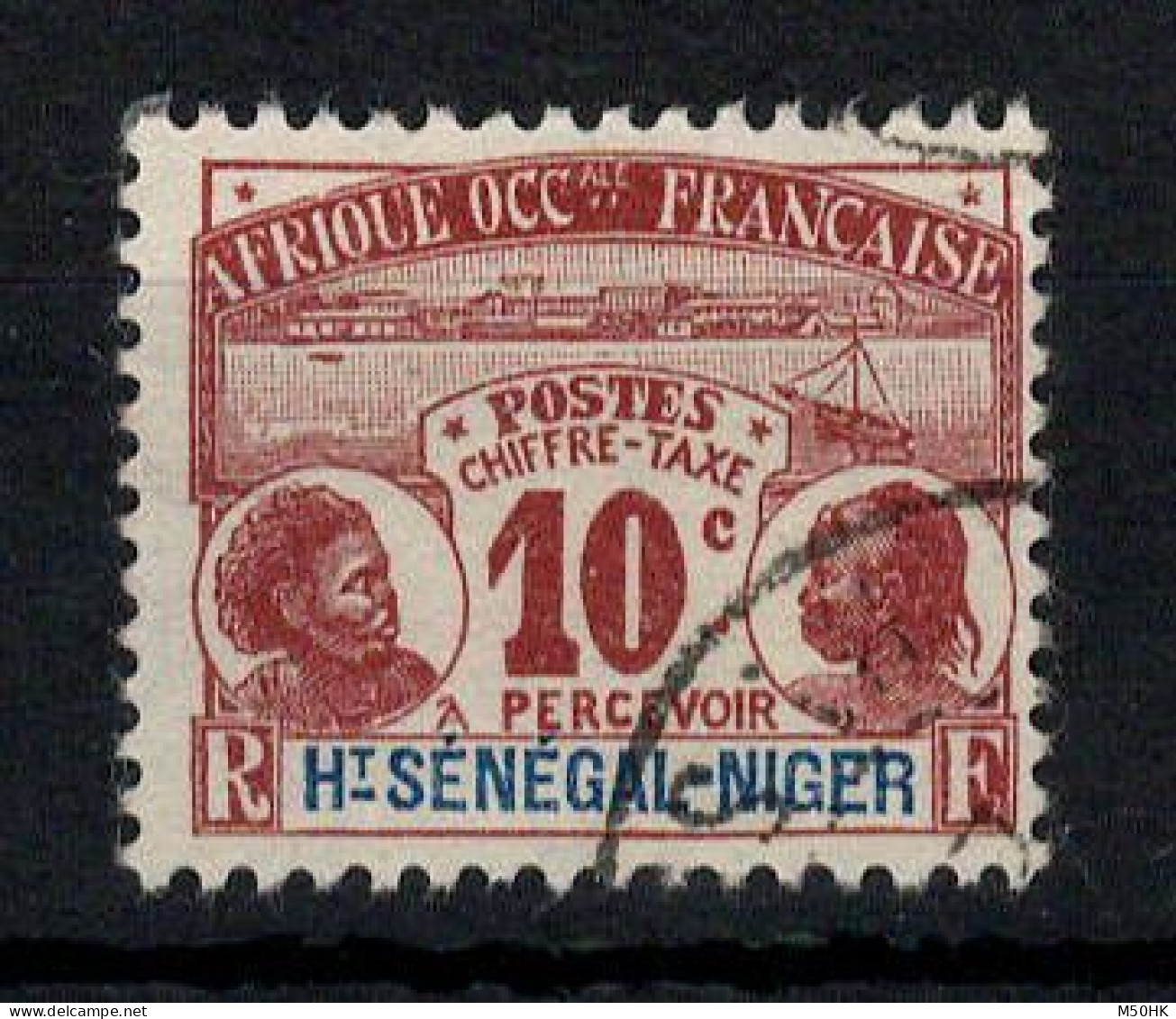 Haut Senegal Et Niger - YV Taxe 2 Oblitéré Cote 10 Euros - Used Stamps