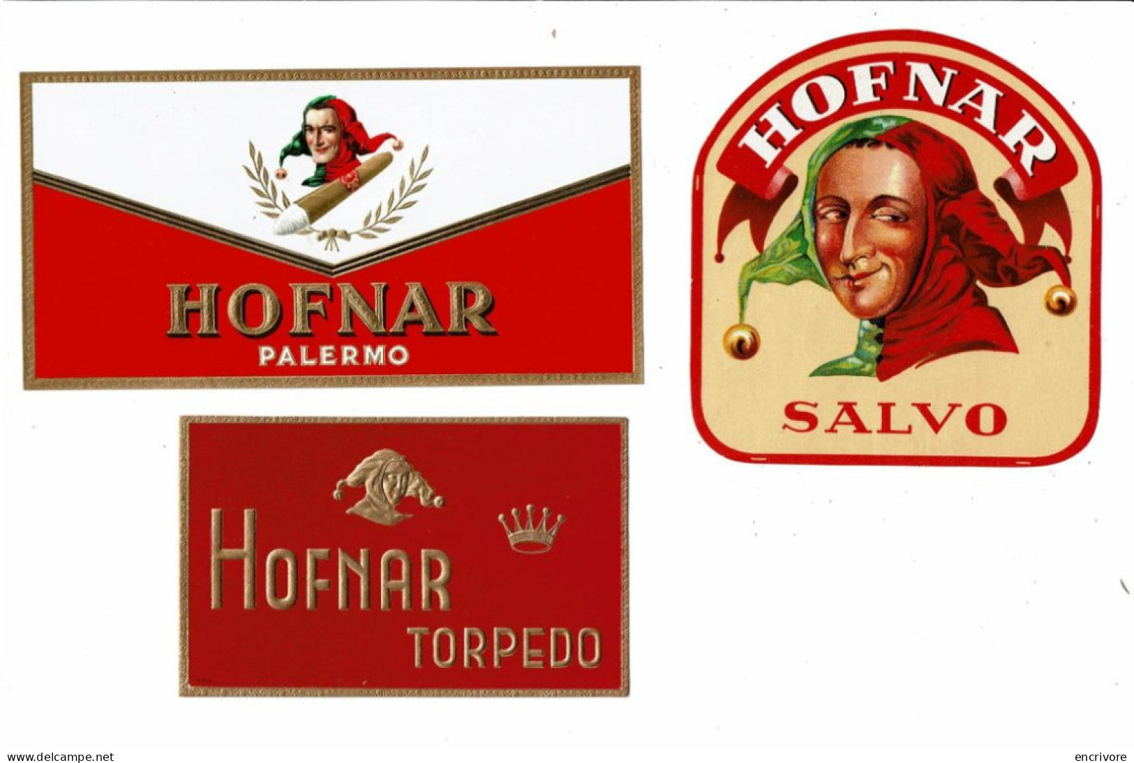 3 étiquette HOFNAR Salvo Torpedo Palermo - Etichette