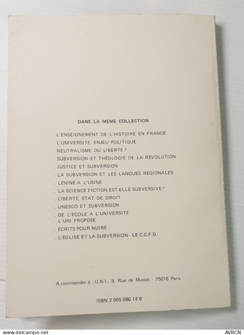 L’ANTIMILITARISME Général Delaunay 1986 - Andere & Zonder Classificatie