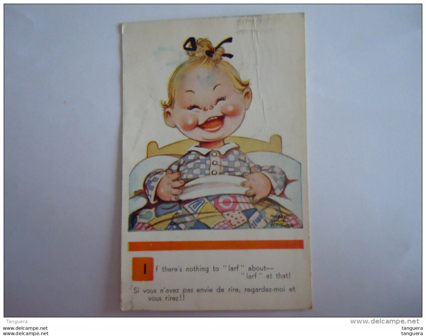 Humour Illustration Lachende Baby Souriant If Ther's Nothing To "larf" About " Larf" At That Mabel Lucie Attwell - Cartes Humoristiques