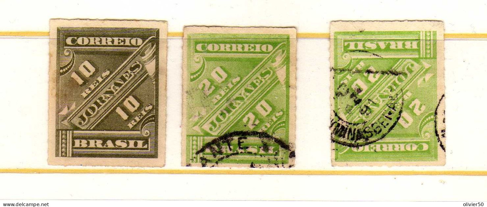 Bresil - 1889 - Timbres Pour Journaux - Neuf*  Et Oblit - Oblitérés