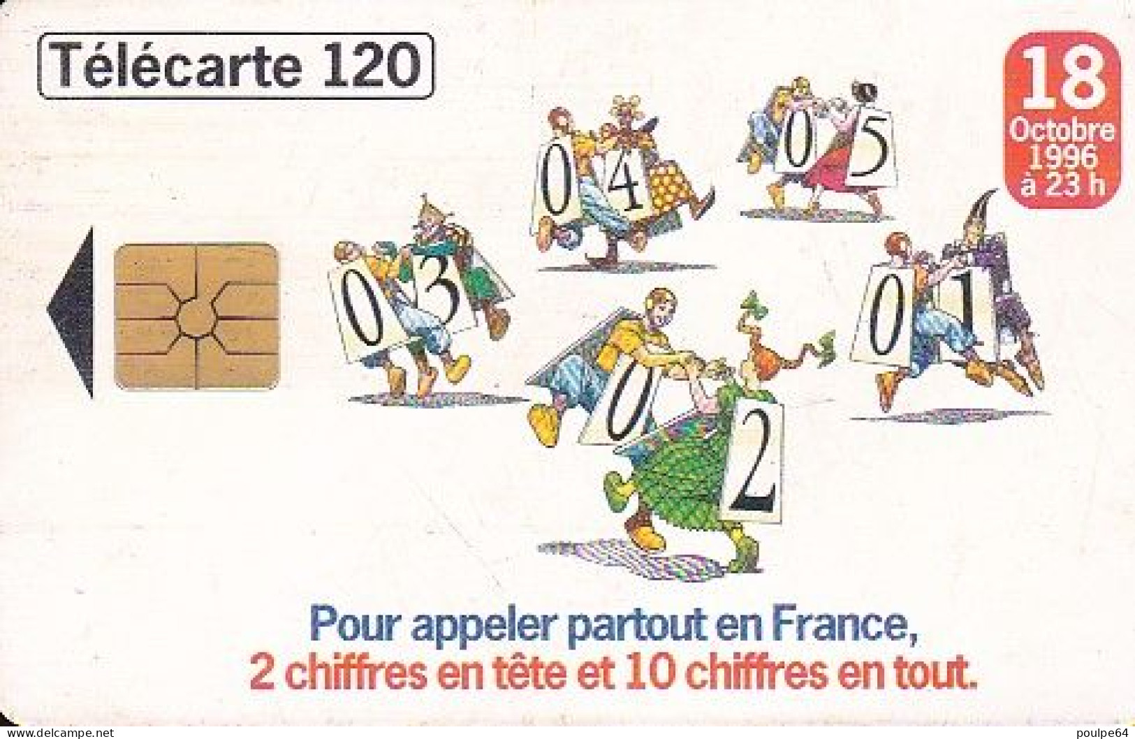 F687A 08/1996 - LA RONDE DES 2 CHIFFRES - 120 GEM1B - 1996