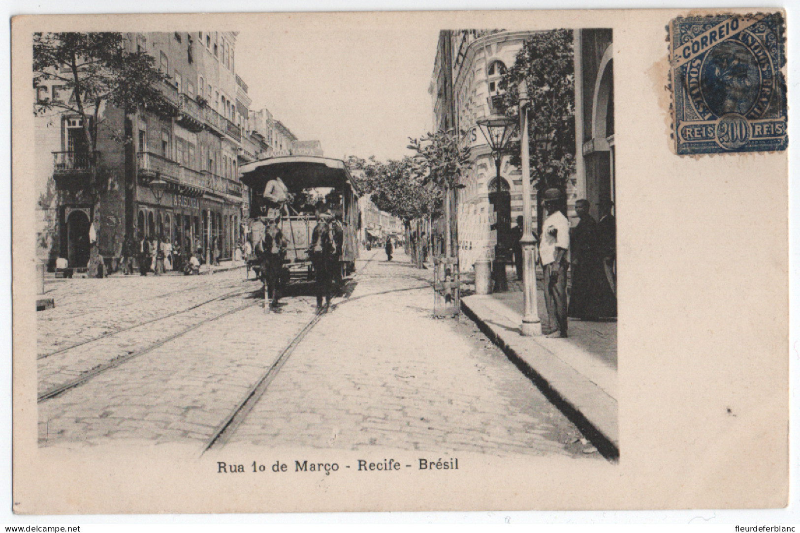 RECIFE - Brésil - CPA - Rua 1° De Março - Brasil - Recife