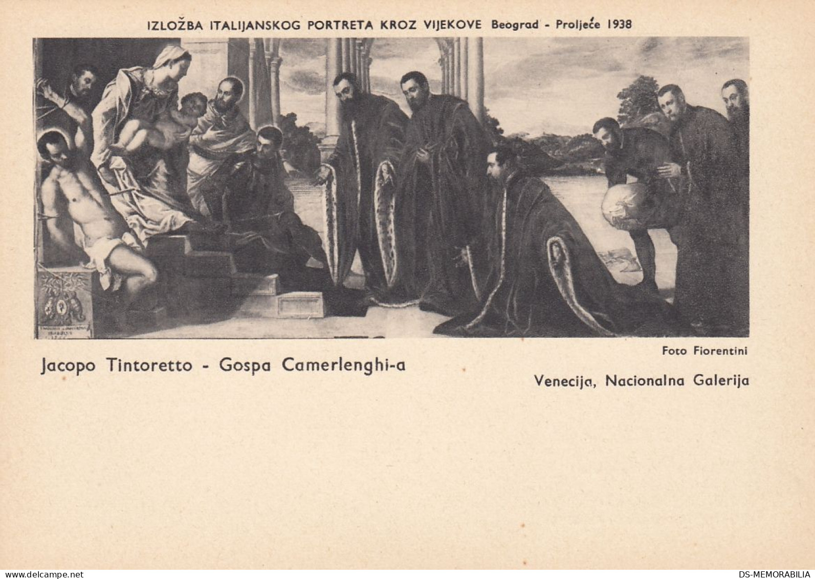 Exposition Of Italian Portrait Belgrade Serbia 1938 - Jacopo Tintoretto - Ausstellungen