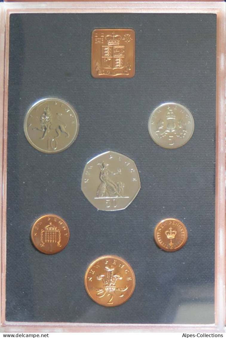 GBRX05 - ANGLETERRE - Set De 7 Monnaies 1971 - Great Britain / Norhern Ireland - Mint Sets & Proof Sets