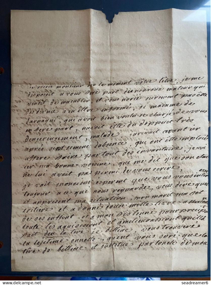 Lettre 16 MARS 1766 De CHALAIX Marque COLONGE (L-n°1) + Taxe 14 + Marque De Verification De Prix Pour Un Chevalier ! RR - ....-1700: Precursors