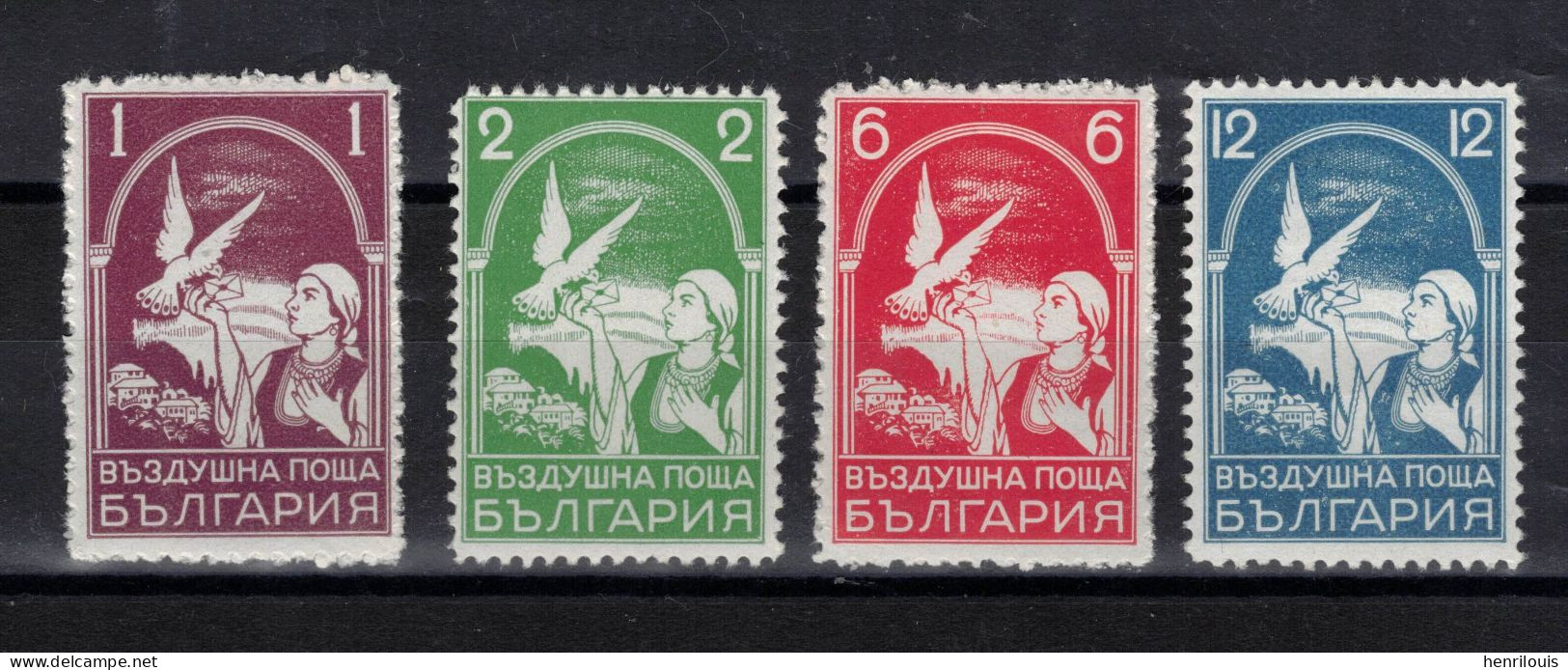 BULGARIE    Timbres Neufs ** De 1938   (ref 95-1 ) Poste Aérienne - Gebraucht