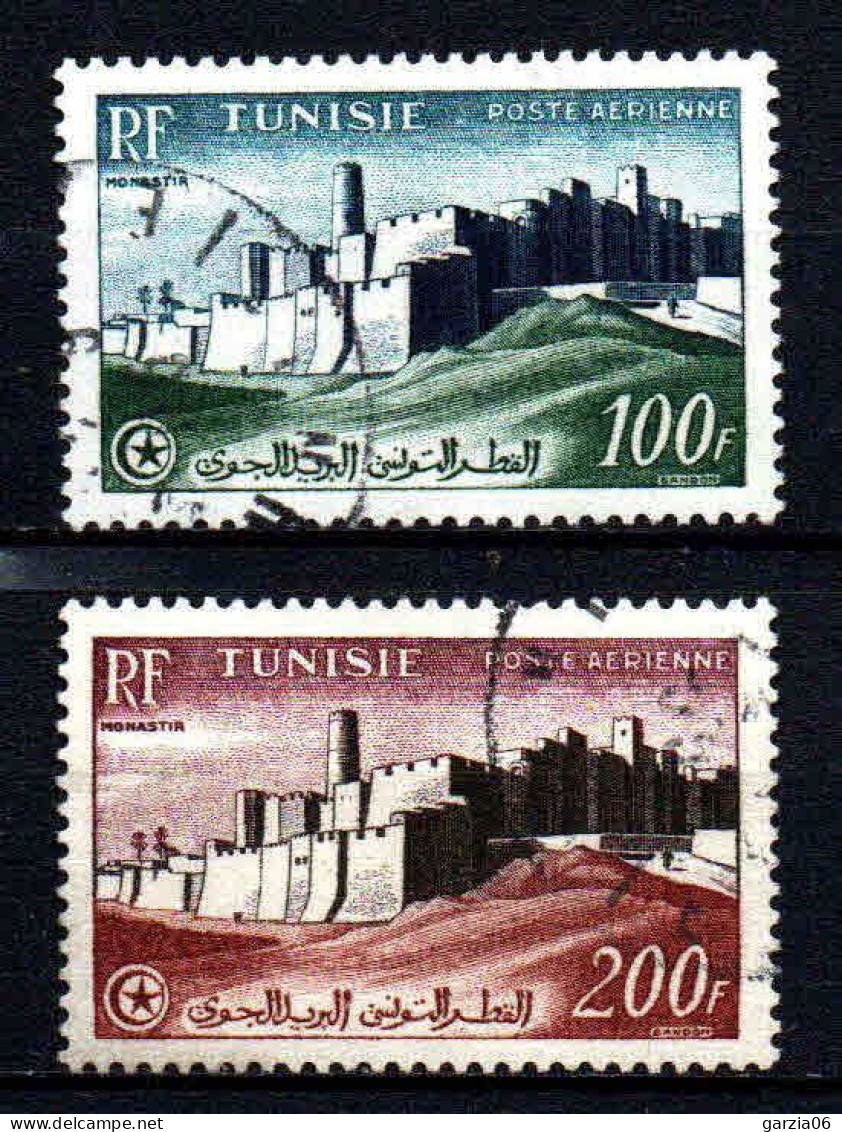 Tunisie  - 1953 - Vues De Monastir - PA  20/21 - Oblit - Used - Poste Aérienne