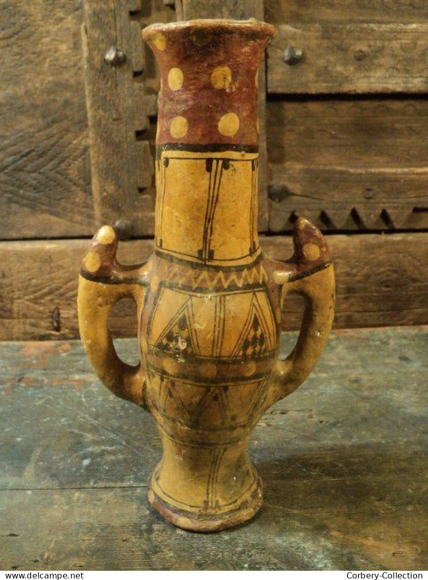 Ancienne Petite Amphore à Deux Anses Kabylie Algérie / K09 - African Art