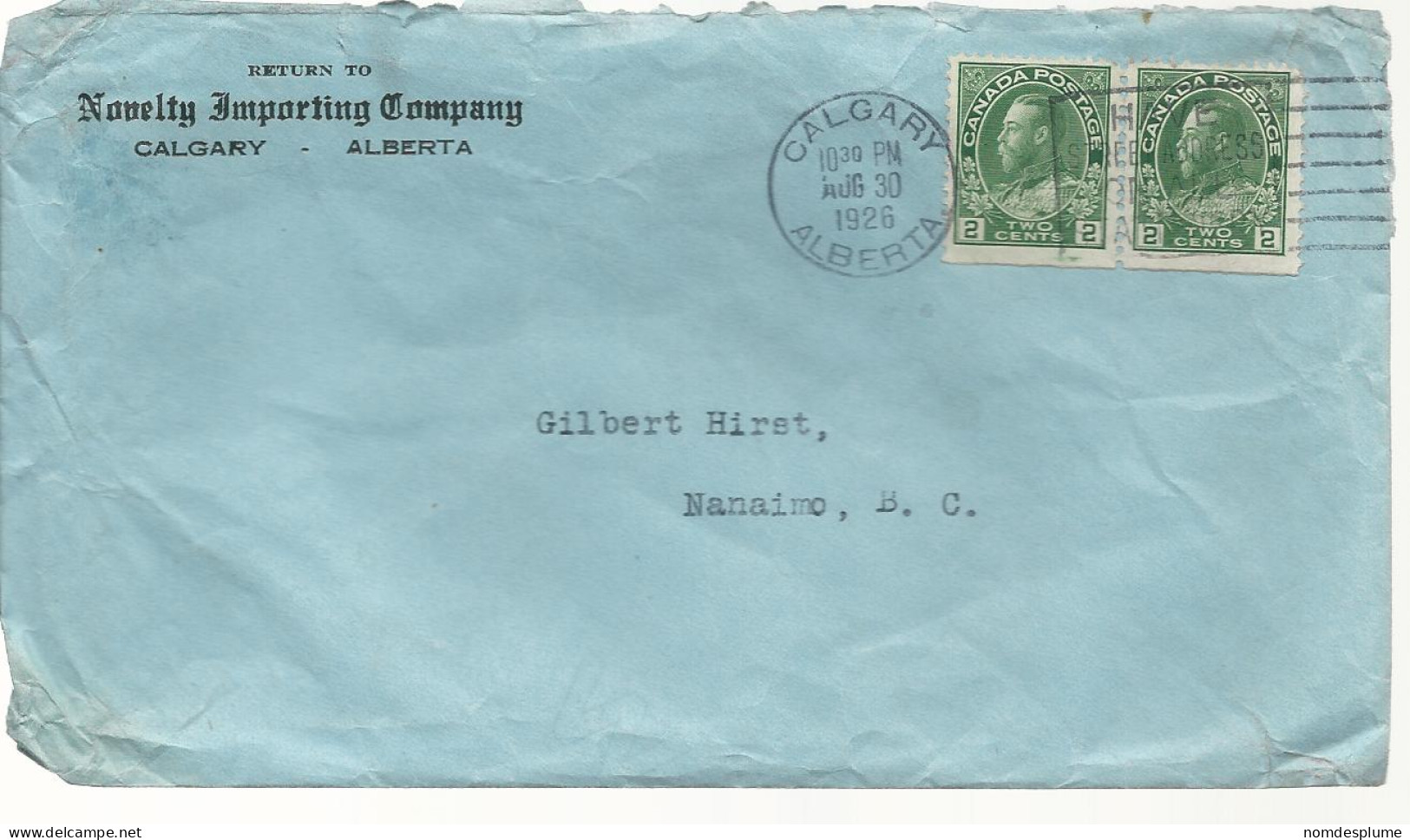 24414) Canada Calgary Postmark Cancel Slogan - Cartas & Documentos